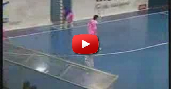 Best soccer goal ever (indoor)